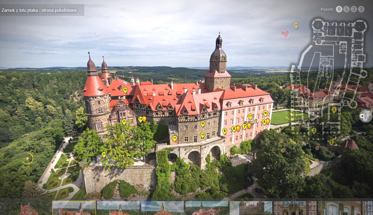Virtuelle Schau zum Schloss Fürstenstein
