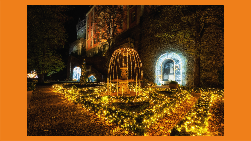 Magische Licht-Gärten in Fürstenstein