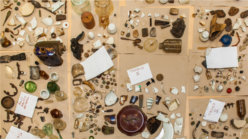 Sammlung von Erinnerungsstücken der Gefangenen des Stalag VIII A