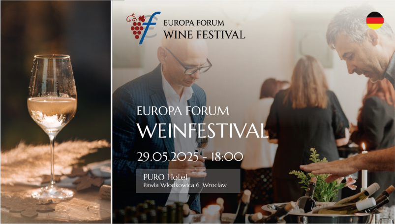 29. Mai, Europa Forum in Breslau lädt zum Weinfestival