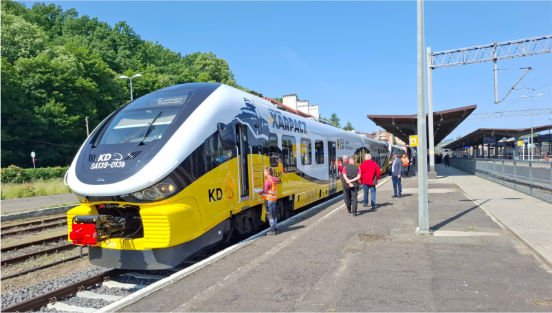 Neue Bahnstrecke Hirschberg-Krummhübel am 13. Juni feierlich eröffnet