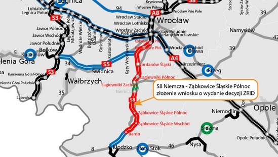 Ein weiterer Abschnitt der Schnellstraße S8 wird gebaut