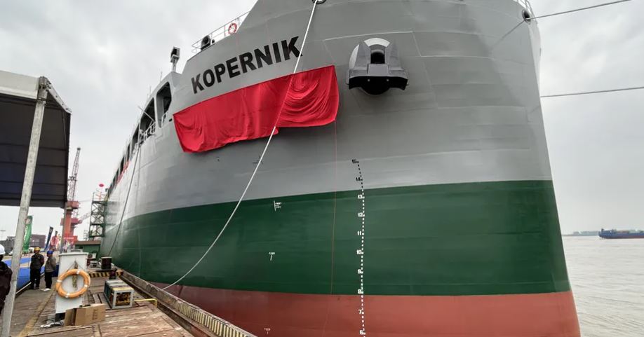 Neues polnisch-chinesisches Mega-Schiff „Kopernik“ startet in den Dienst