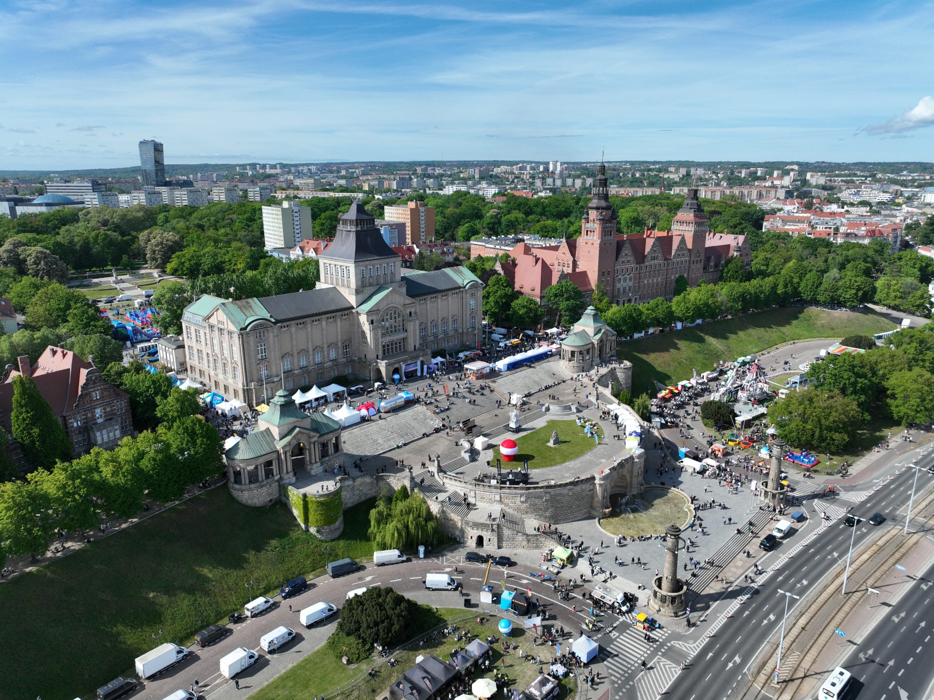 Picknick an der Oder am 9./10. Mai in Stettin