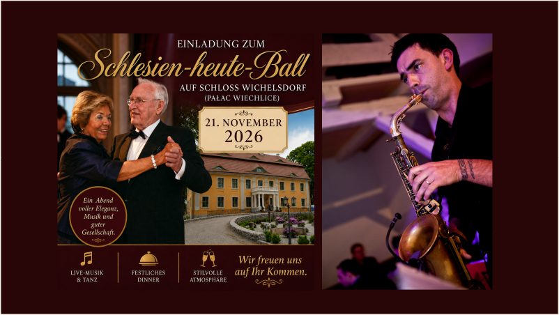 Einladung zum Schlesien-heute-Ball auf Schloss Wichelsdorf