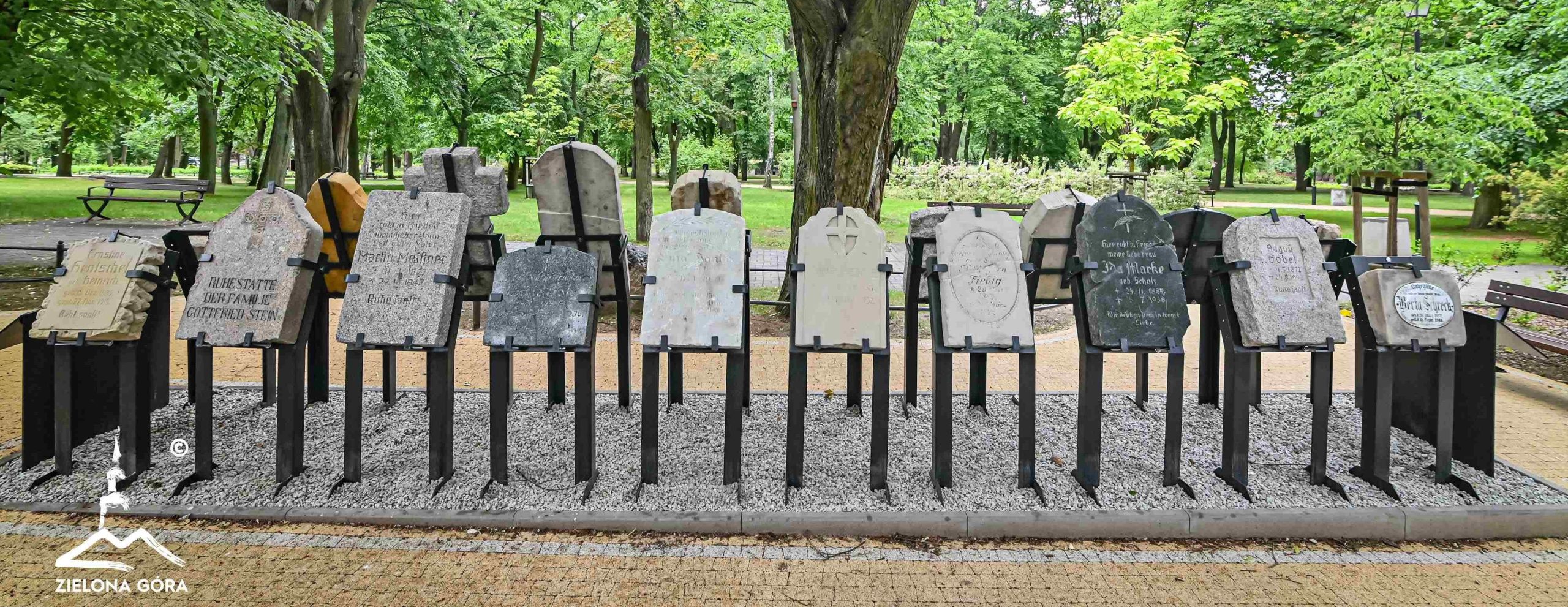 Deutsche Grabsteine in Grünberg (Zielona Góra) restauriert
