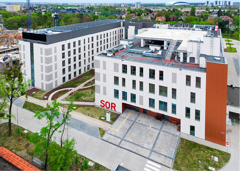 Eines der modernsten Krankenhäuser Europas befindet sich in Posen