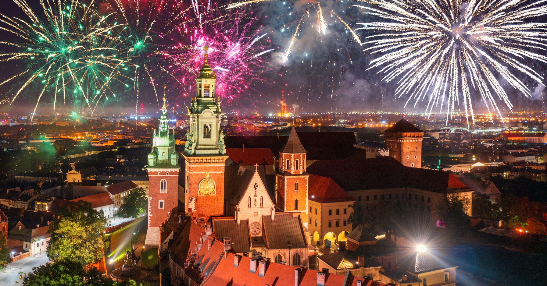 Silvester in Krakau