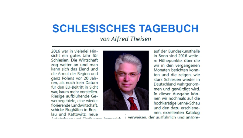 Schlesisches Tagebuch von Alfred Theisen